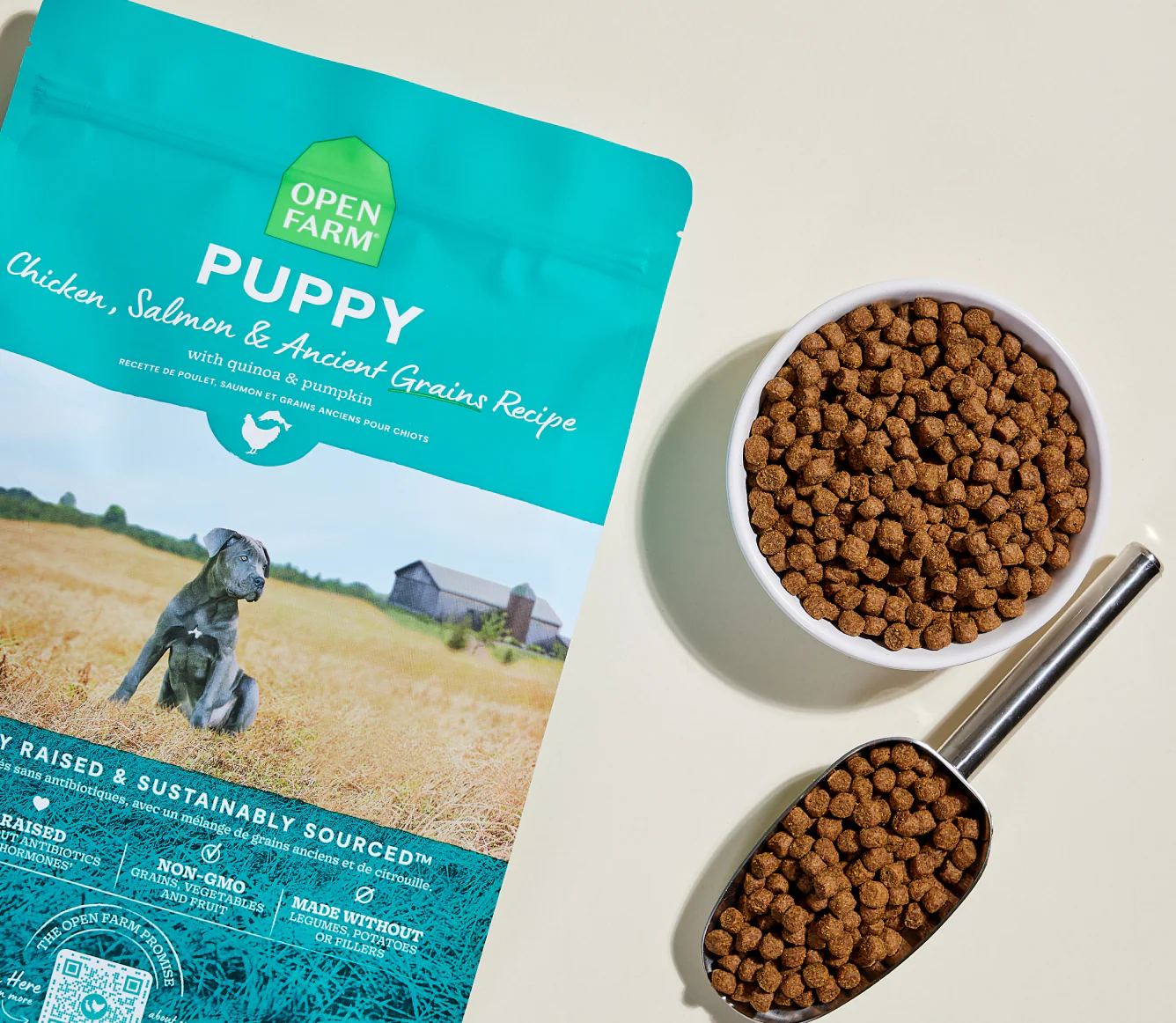 Chicken & Salmon Ancient Grains Puppy Kibble - Image 3