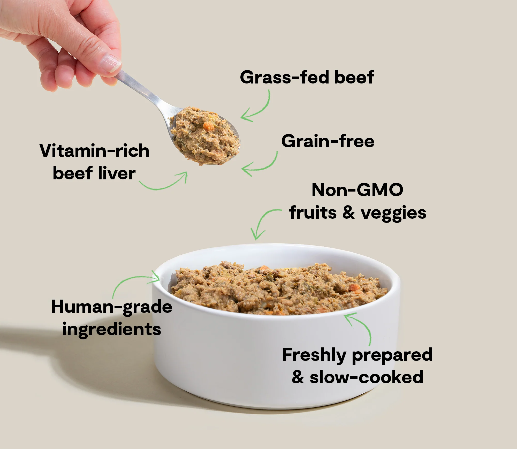 Grass-Fed Beef Grain-Free Freshly Crafted Dog Food - Image 4