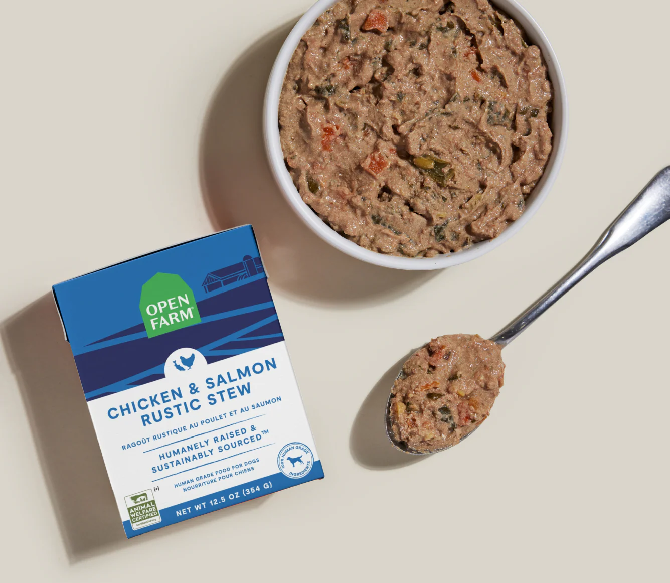 Chicken & Salmon Rustic Stew Wet Dog Food - Image 3