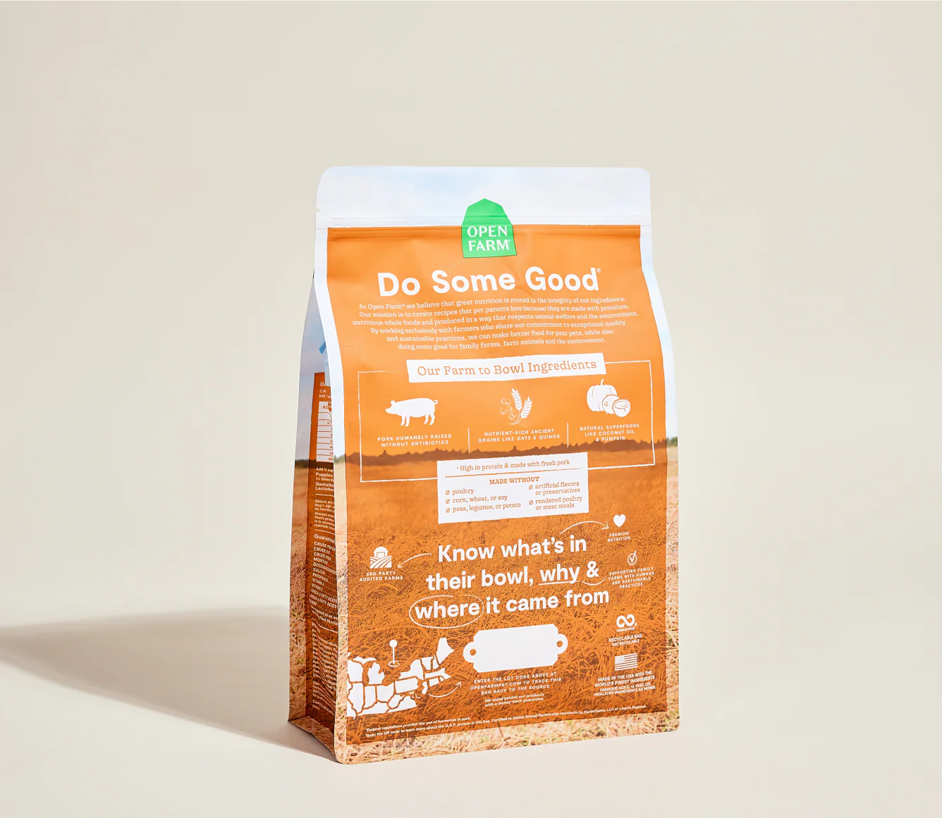 Farmer's Table Pork & Ancient Grains Dog Kibble - Image 6
