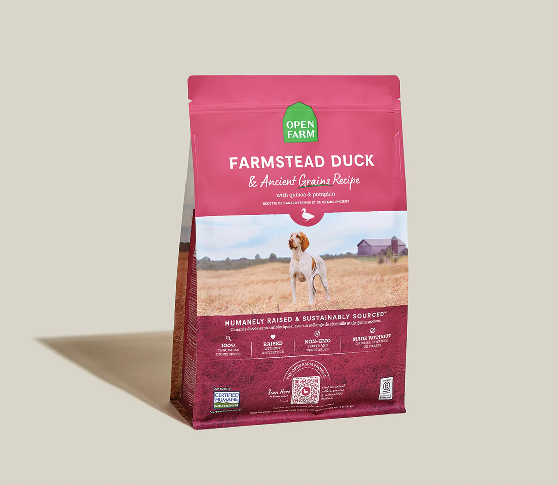 Farmstead Duck Ancient Grains Dog Kibble - Image 2