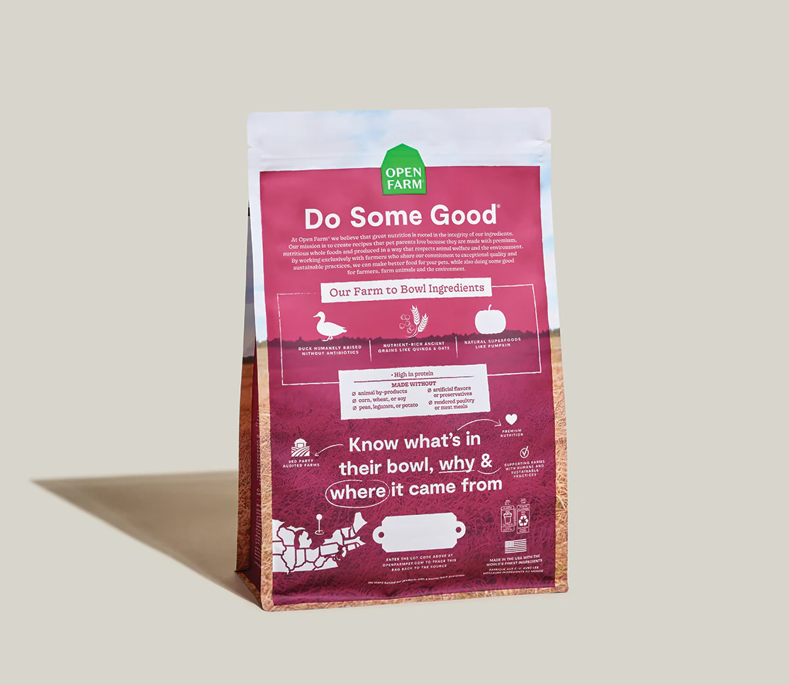 Farmstead Duck Ancient Grains Dog Kibble - Image 6