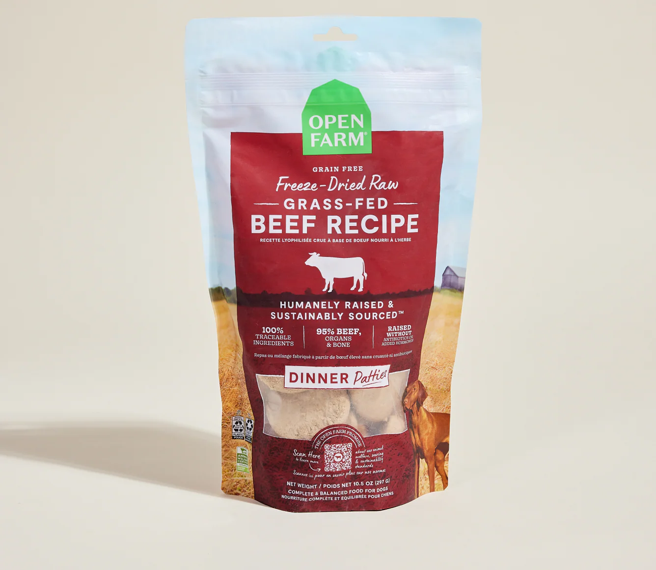 Grass-Fed Beef Freeze Dried Raw Patties for Dogs - Image 2