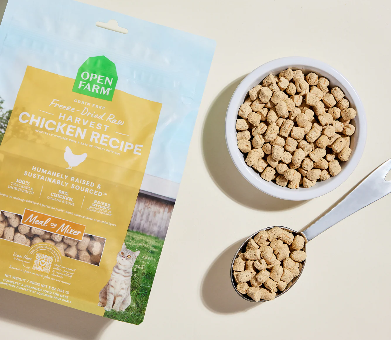 Harvest Chicken Freeze Dried Raw Morsels for Cats - Image 3