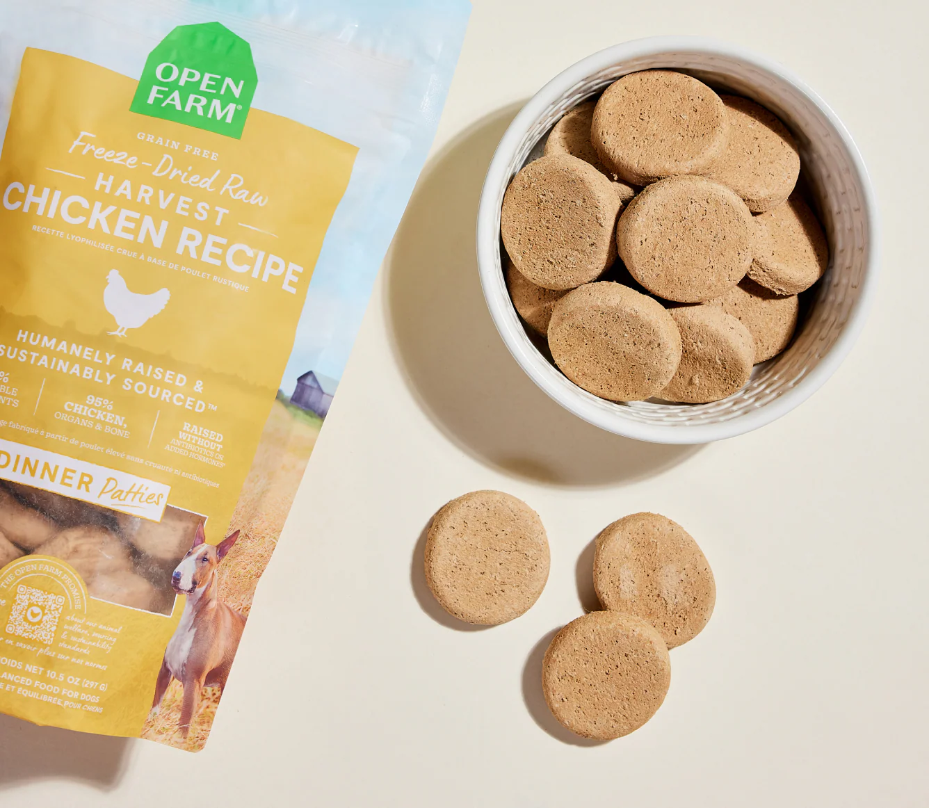 Harvest Chicken Freeze Dried Raw Patties for Dogs - Image 3