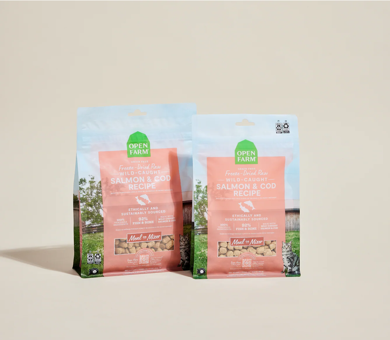 Wild-Caught Salmon & Cod Freeze Dried Raw Morsels for Cats - Image 7