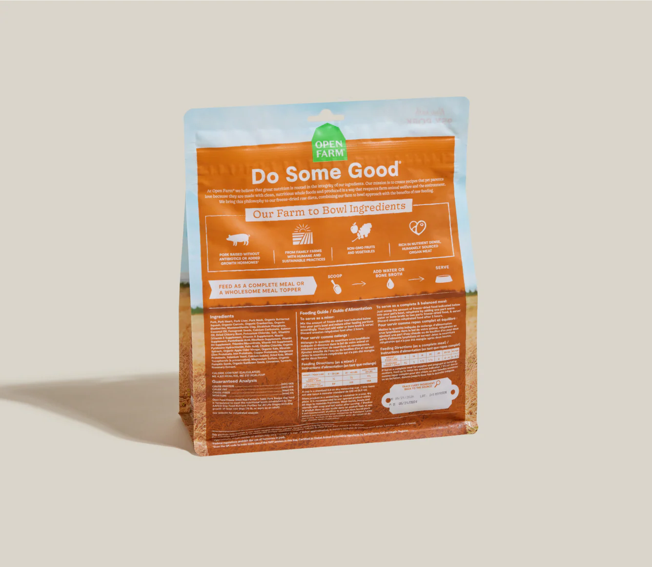 Farmer's Table Pork Freeze Dried Raw Morsels for Dogs - Image 6