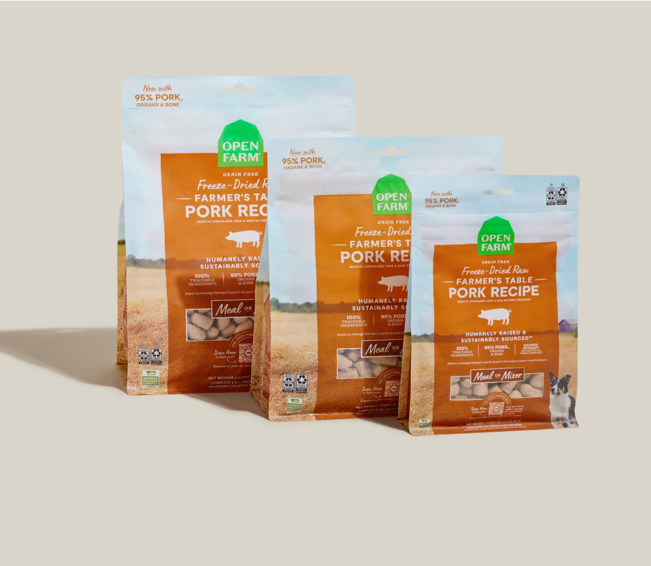 Farmer's Table Pork Freeze Dried Raw Morsels for Dogs - Image 7