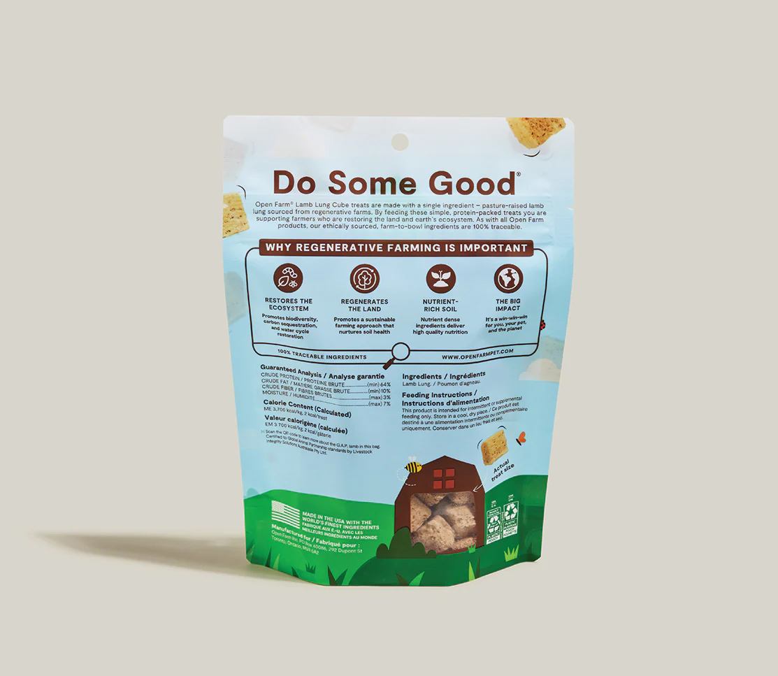 Freeze Dried Raw Regeneratively Sourced Lamb Lung Treat - Image 7