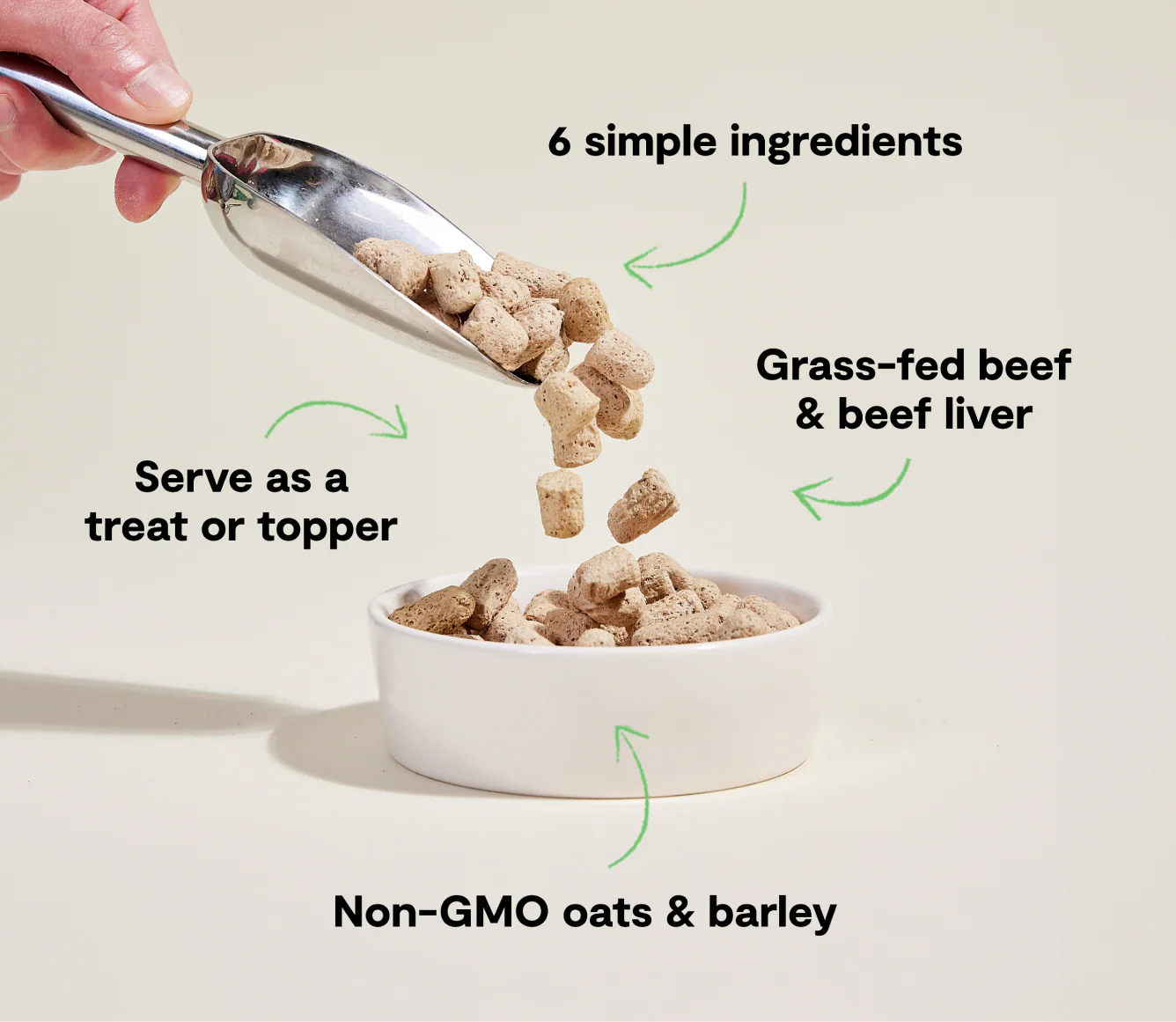 Goodbowl™ Grass-Fed Beef Freeze Dried Raw Morsels for Dogs - Image 4