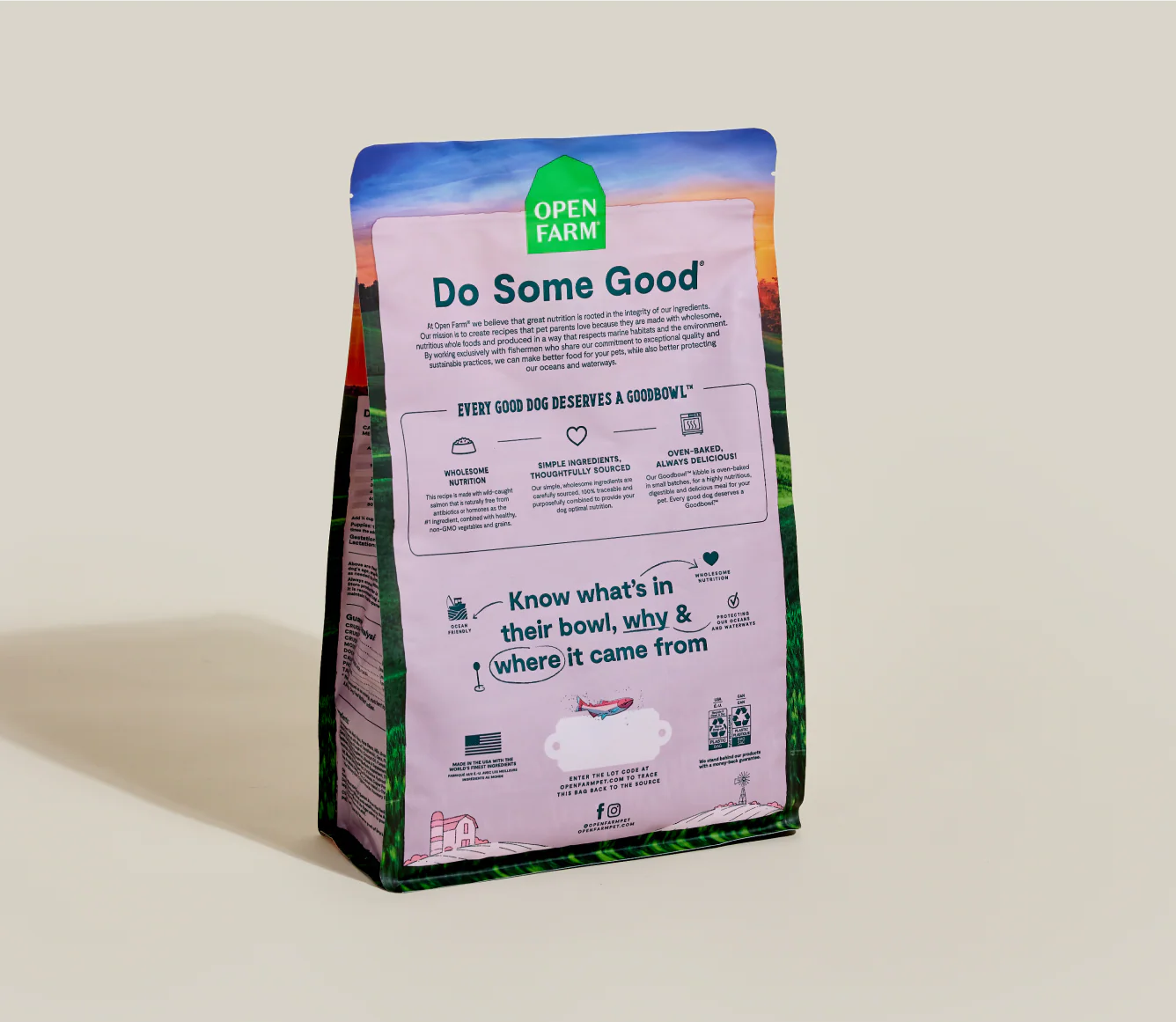 Goodbowl™ Wild-Caught Salmon & Brown Rice Dog Kibble - Image 6
