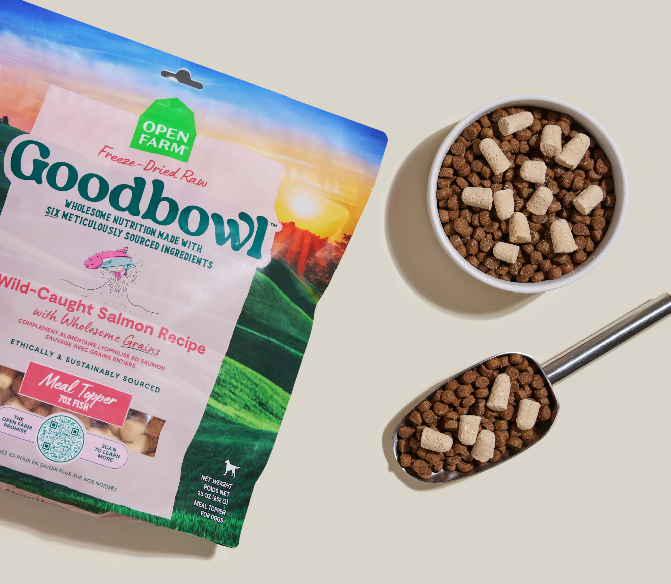 Goodbowl™ Wild-Caught Salmon Freeze Dried Raw Morsels for Dogs - Image 3