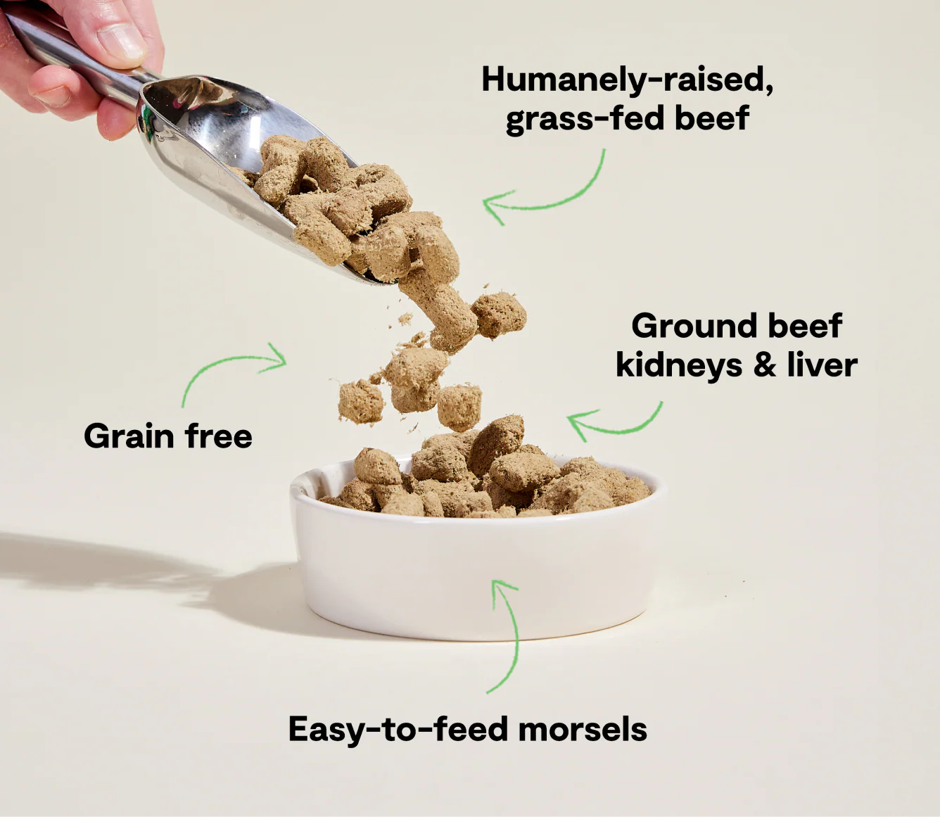 Grass-Fed Beef Freeze Dried Raw Morsels for Dogs - Image 4