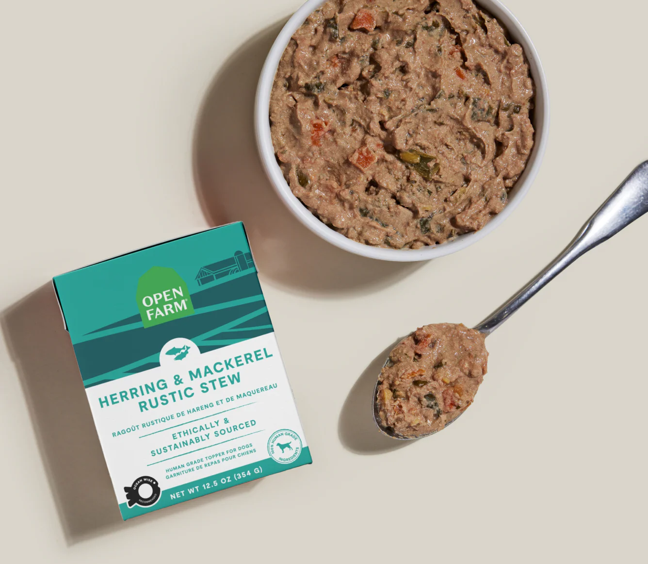 Herring & Mackerel Rustic Stew Wet Dog Food - Image 3