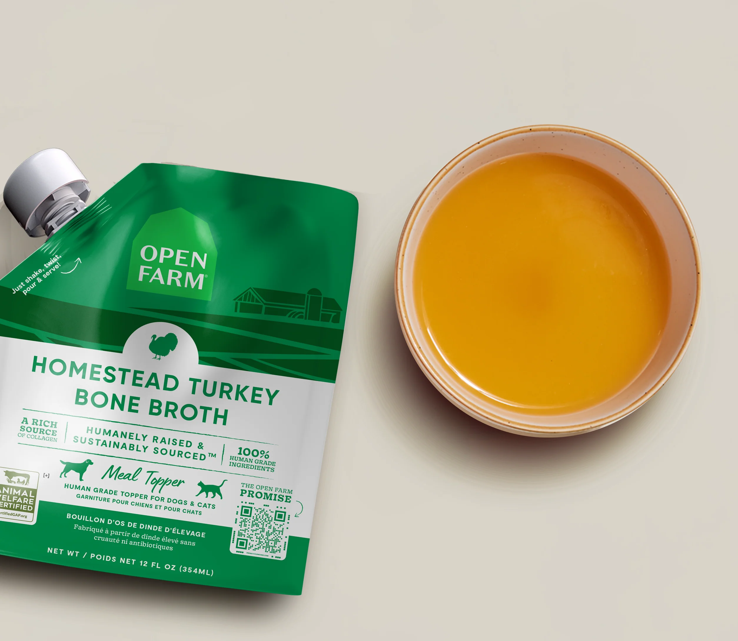 Homestead Turkey Bone Broth for Cats - Image 4