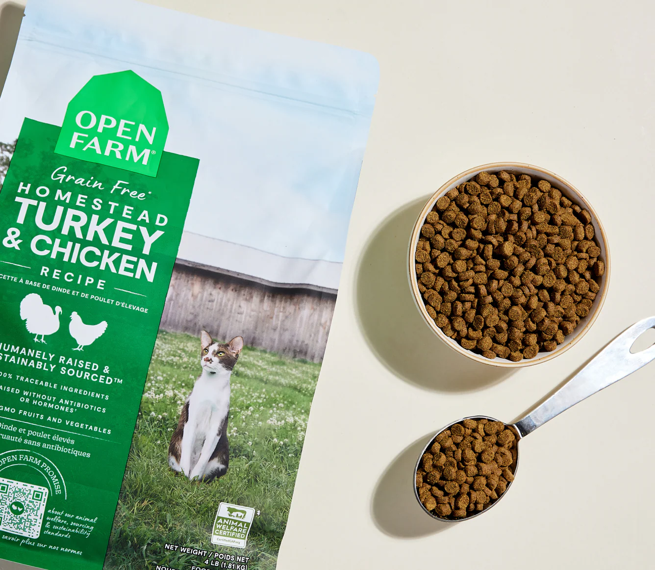 Homestead Turkey & Chicken Grain-Free Cat Kibble - Image 3