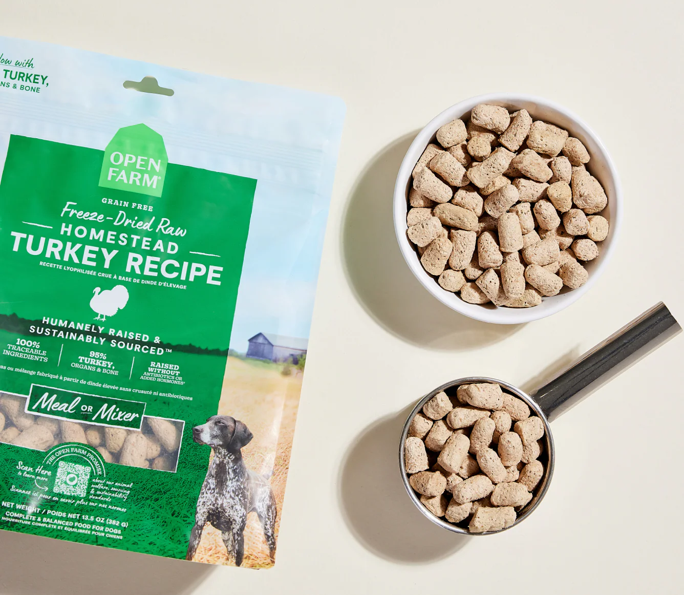 Homestead Turkey Freeze Dried Raw Morsels for Dogs - Image 3