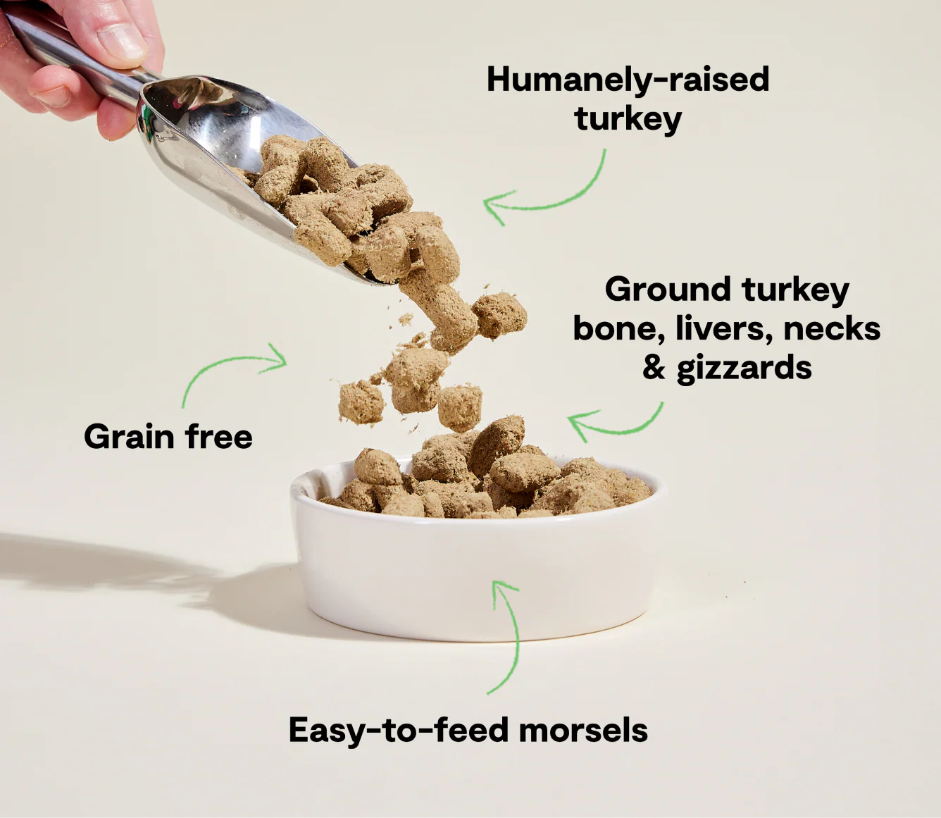 Homestead Turkey Freeze Dried Raw Morsels for Dogs - Image 4