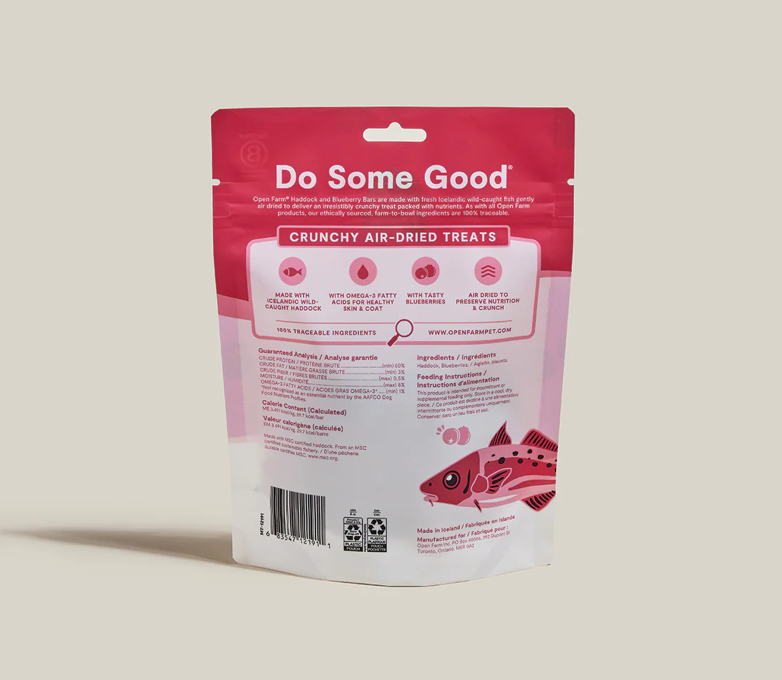 Icelandic Air-Dried Haddock & Blueberry Dog Treat Bars - Image 7