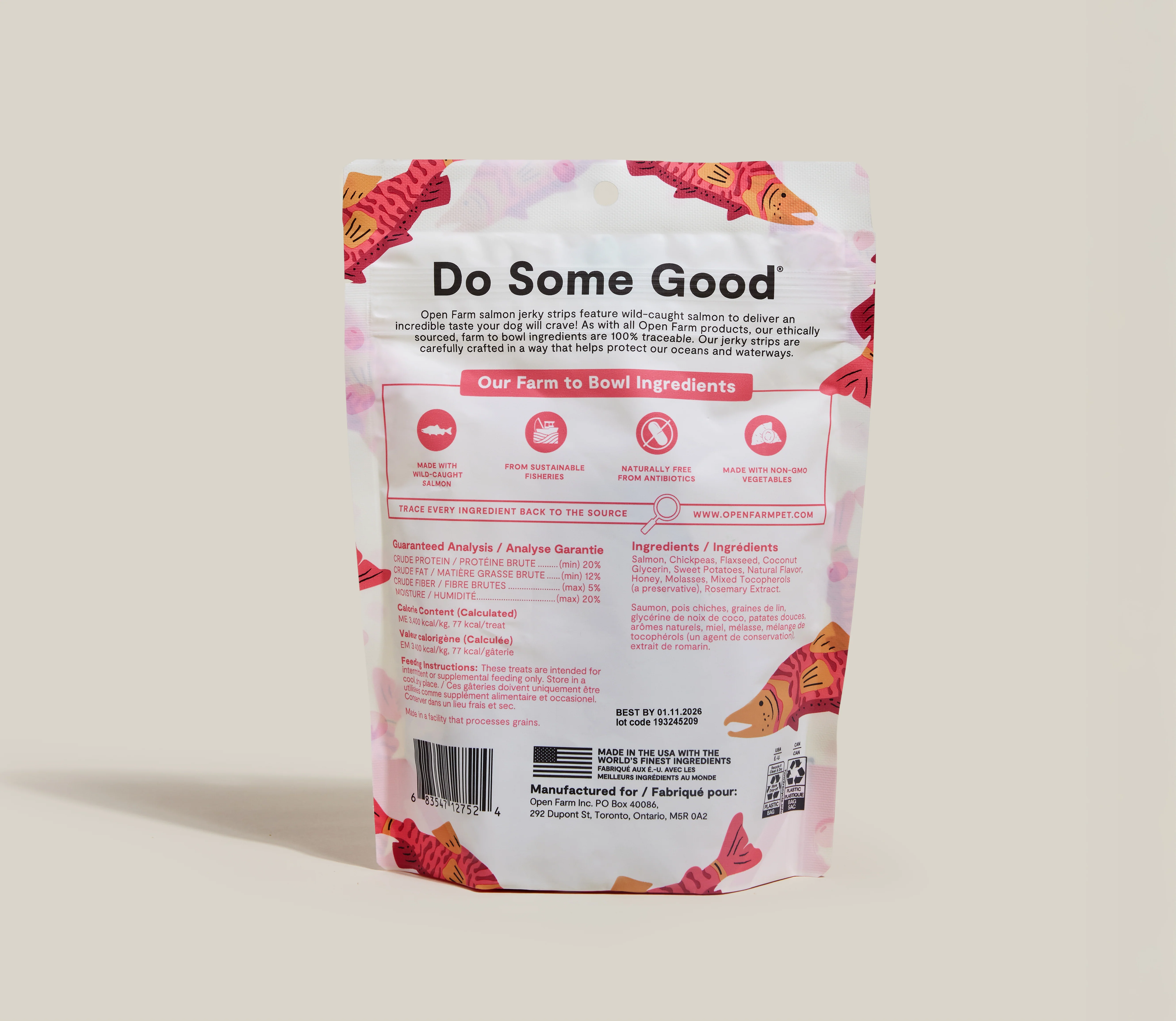 Grain-Free Wild-Caught Salmon Jerky Strips - Image 6