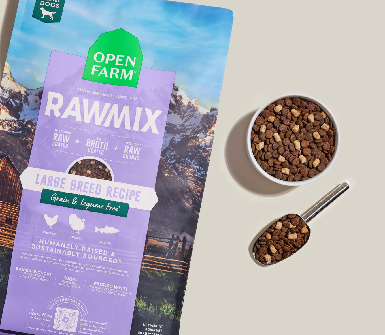 RawMix Large Breed Grain-Free Dog Kibble - Image 3