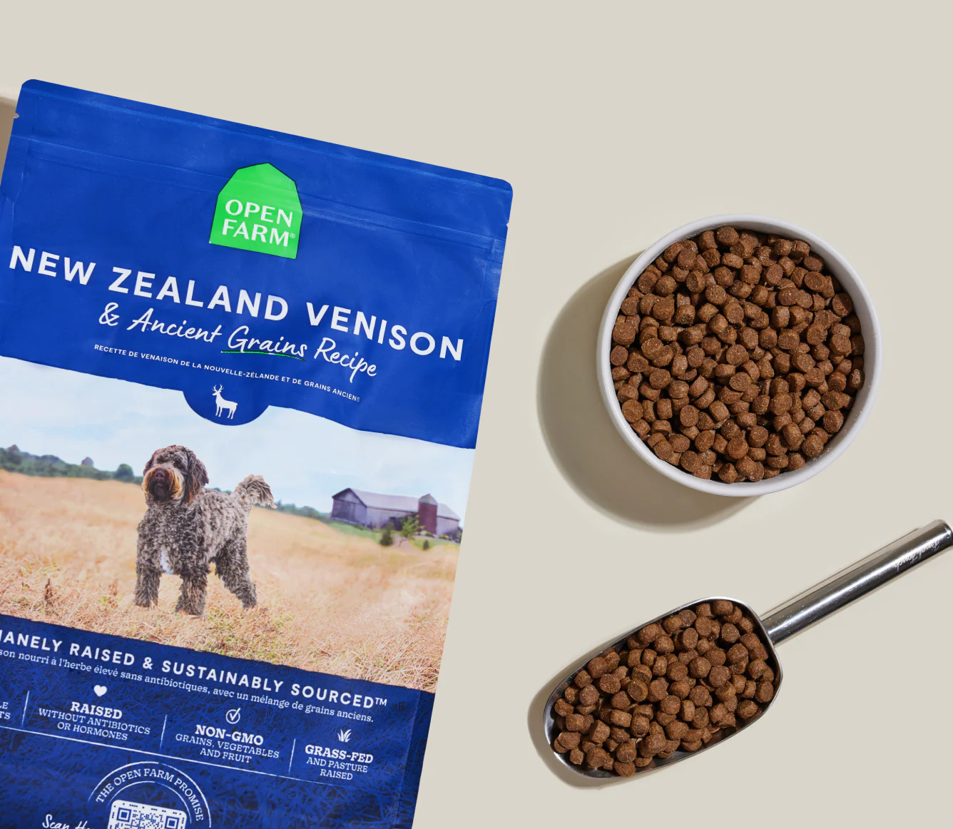 New Zealand Venison & Ancient Grains Dog Kibble - Image 3