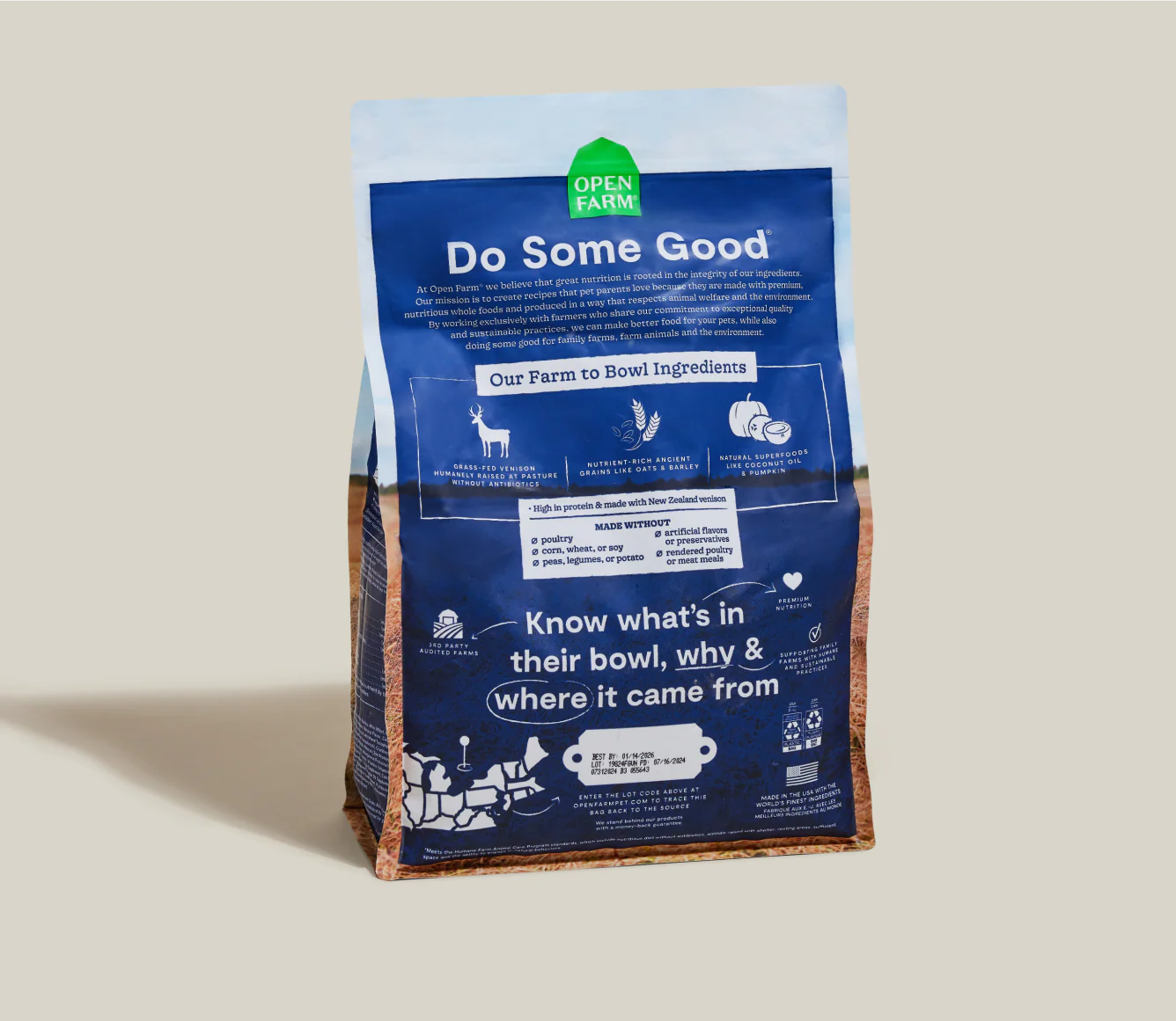 New Zealand Venison & Ancient Grains Dog Kibble - Image 6