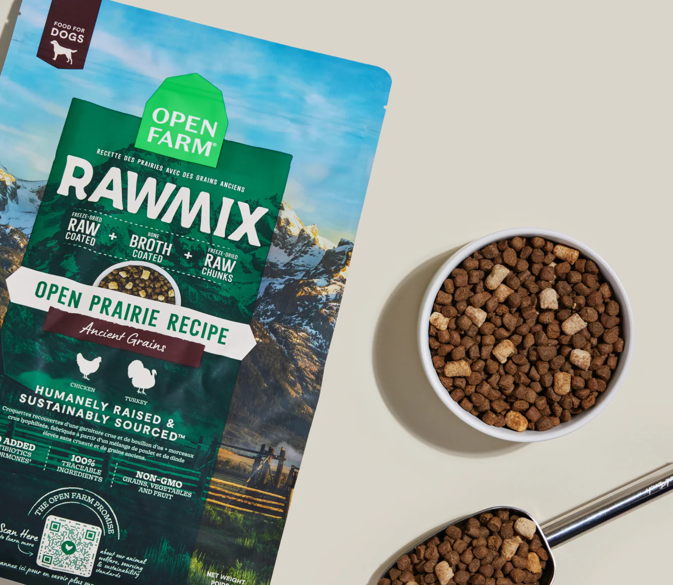 RawMix Open Prairie Ancient Grains Dog Kibble - Image 3
