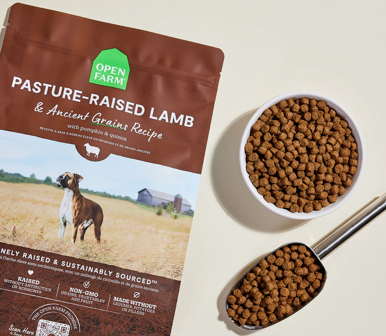 Pasture-Raised Lamb & Ancient Grains Dog Kibble - Image 3