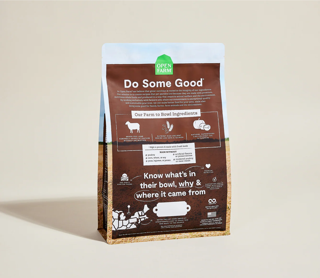 Pasture-Raised Lamb & Ancient Grains Dog Kibble - Image 6