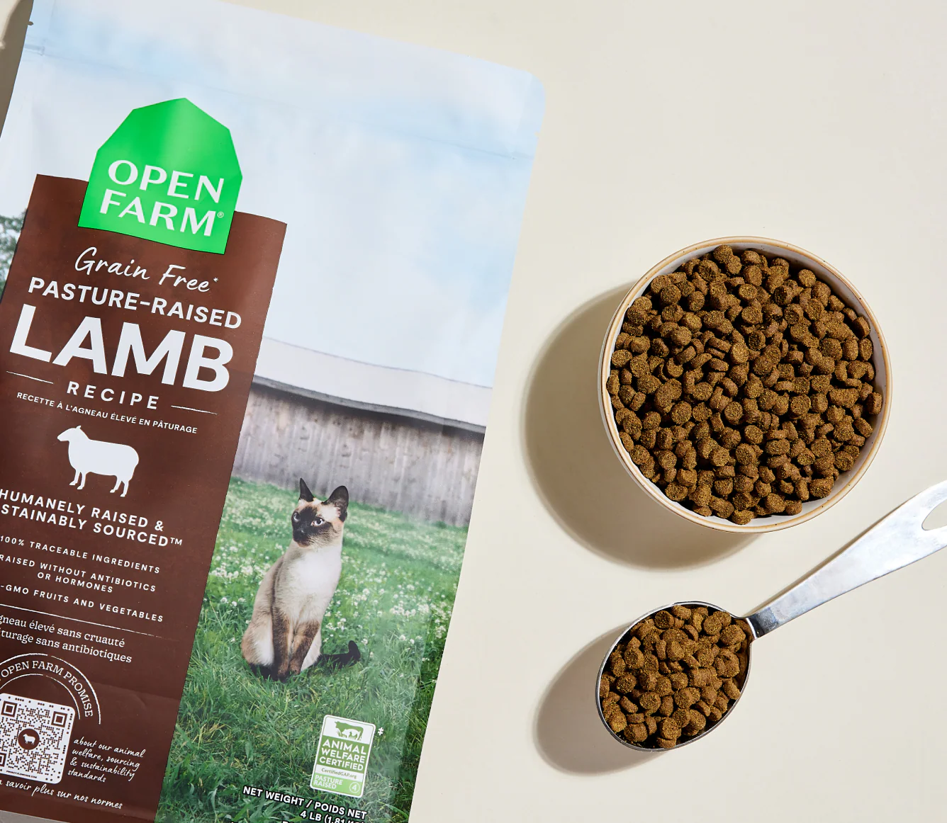 Pasture-Raised Lamb Grain-Free Cat Kibble - Image 3