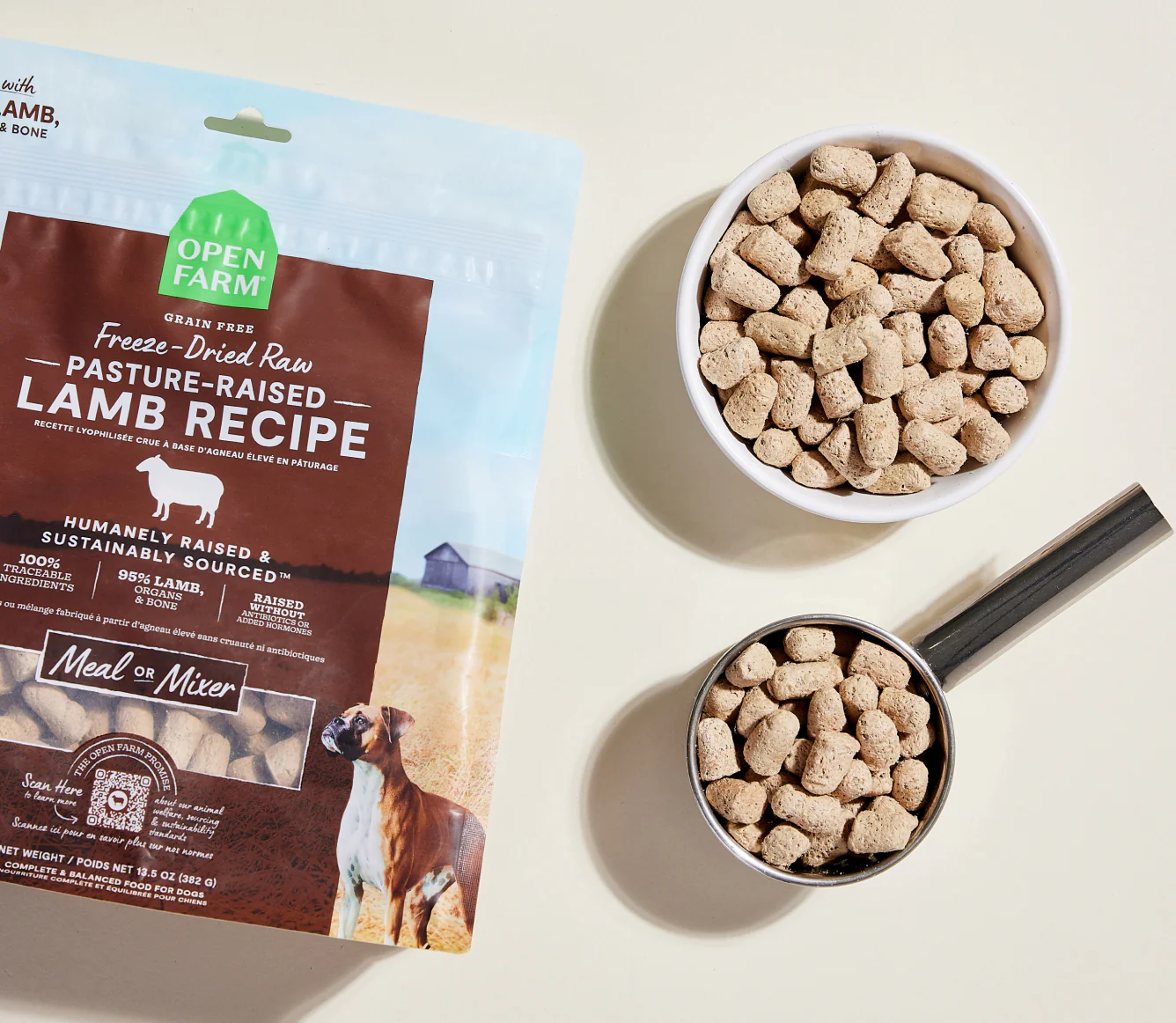 Pasture-Raised Lamb Freeze Dried Raw Morsels for Dogs - Image 3