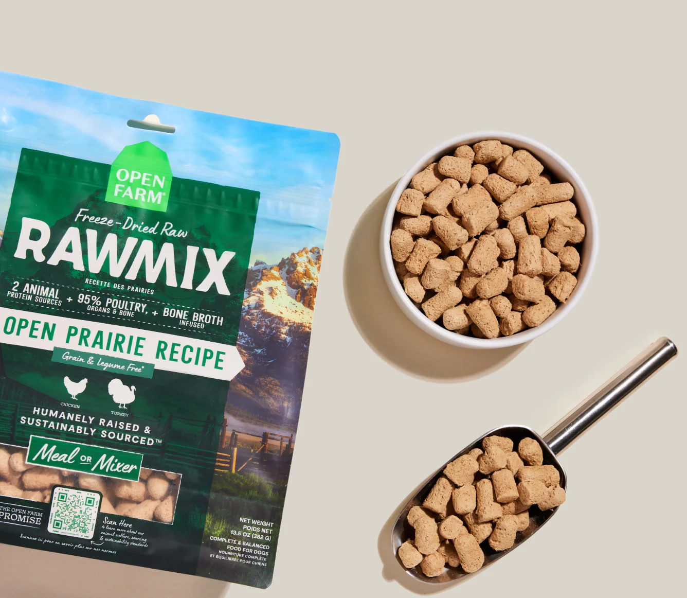 RawMix Open Prairie Freeze Dried Raw Morsels for Dogs - Image 3