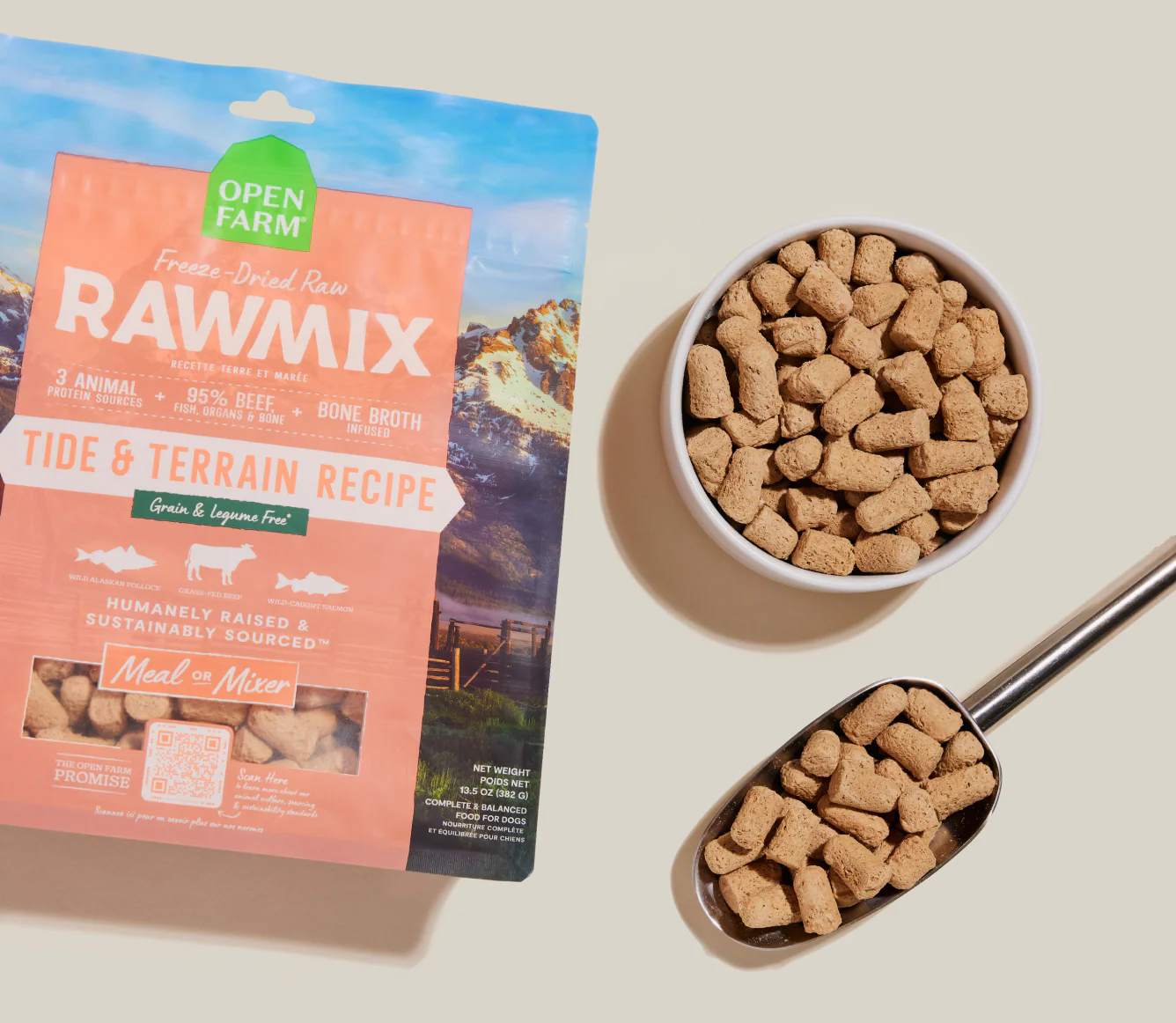 RawMix Tide & Terrain Freeze Dried Raw Morsels for Dogs - Image 3