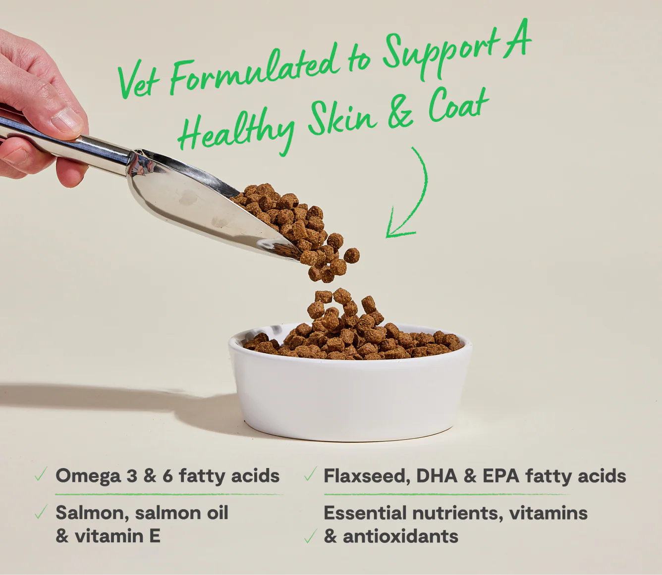 Salmon & Oatmeal Skin & Coat Health Dog Kibble - Image 4