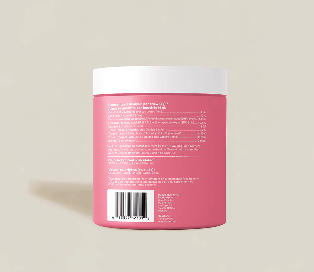 Skin & Coat Food Supplement Chews for Dogs - Image 6