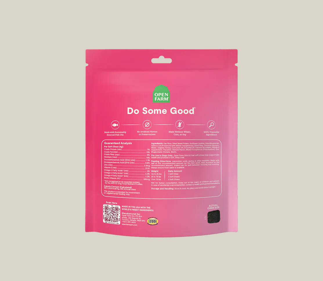 Skin & Coat Supplement Chews for Dogs - Image 3
