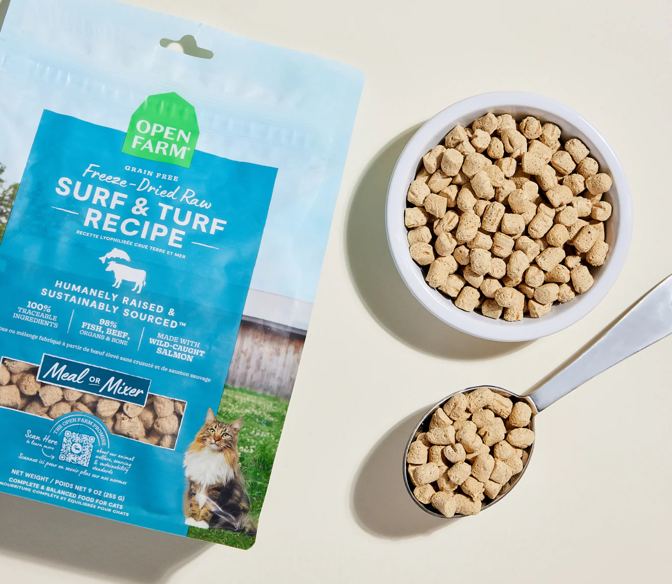 Surf & Turf Freeze Dried Raw Morsels for Cats - Image 3
