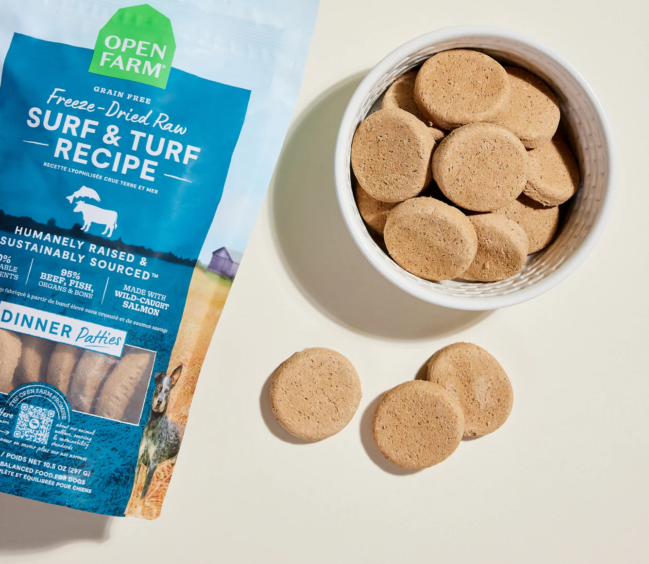 Surf & Turf Freeze Dried Raw Patties for Dogs - Image 3