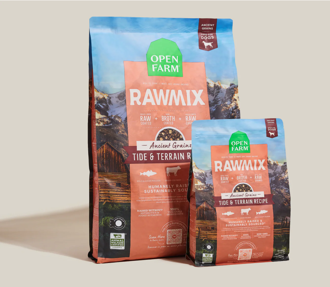 RawMix Tide & Terrain Ancient Grains Dog Kibble - Image 7