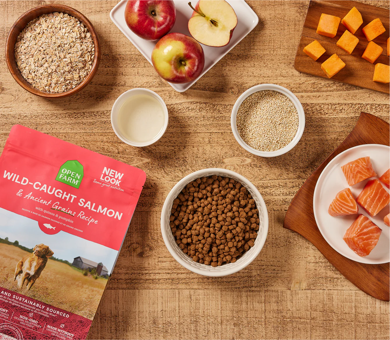 Wild-Caught Salmon & Ancient Grains Dog Kibble - Image 5