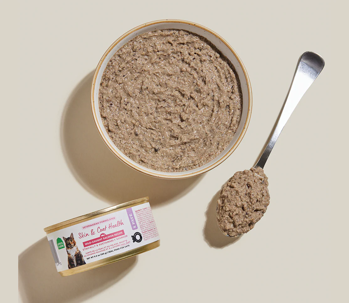 Wild-Caught Salmon Skin & Coat Health Pâté for Cats - Image 3