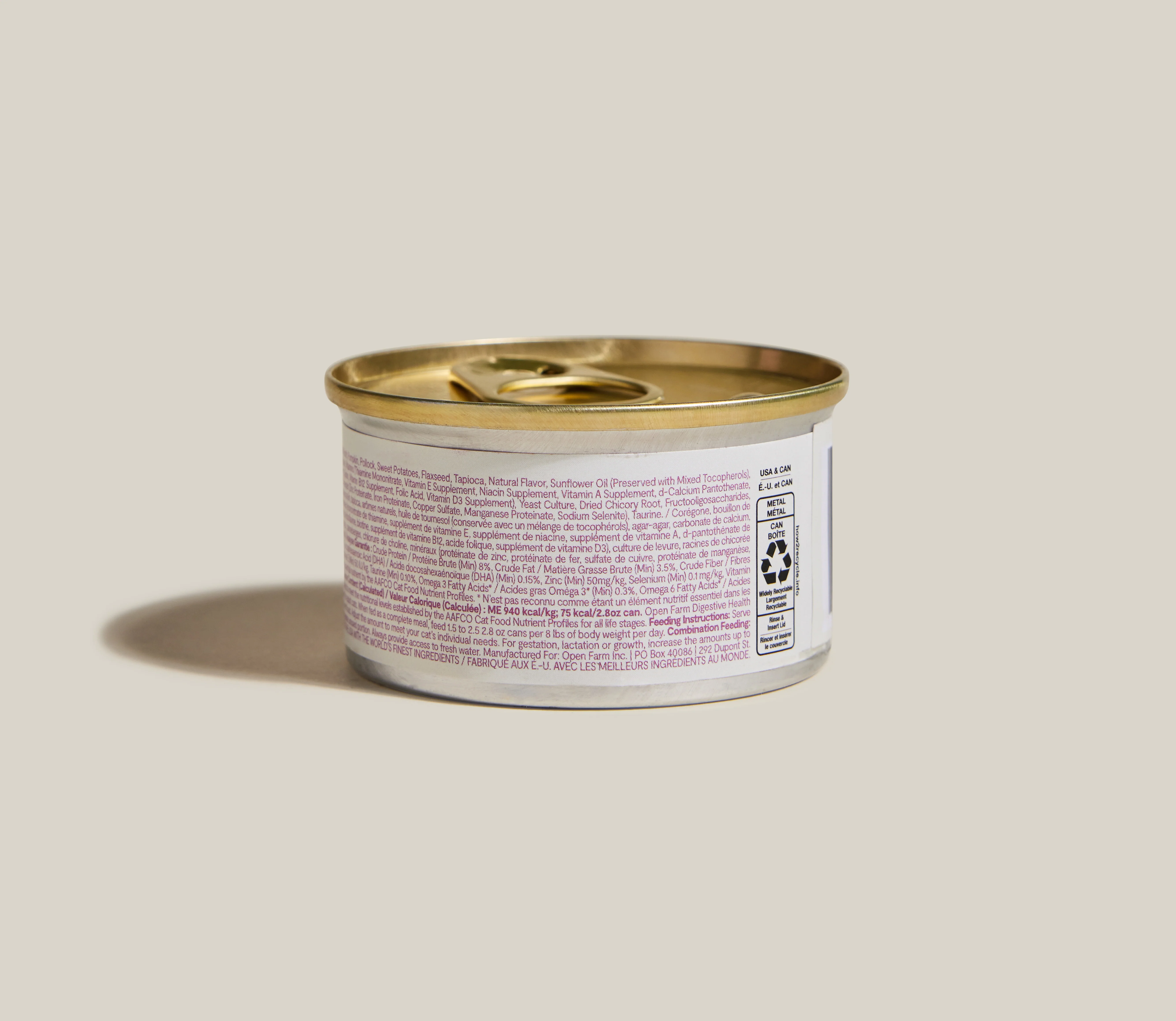Wild-Caught Whitefish & Pollock Digestive Health Pâté for Cats - Image 6