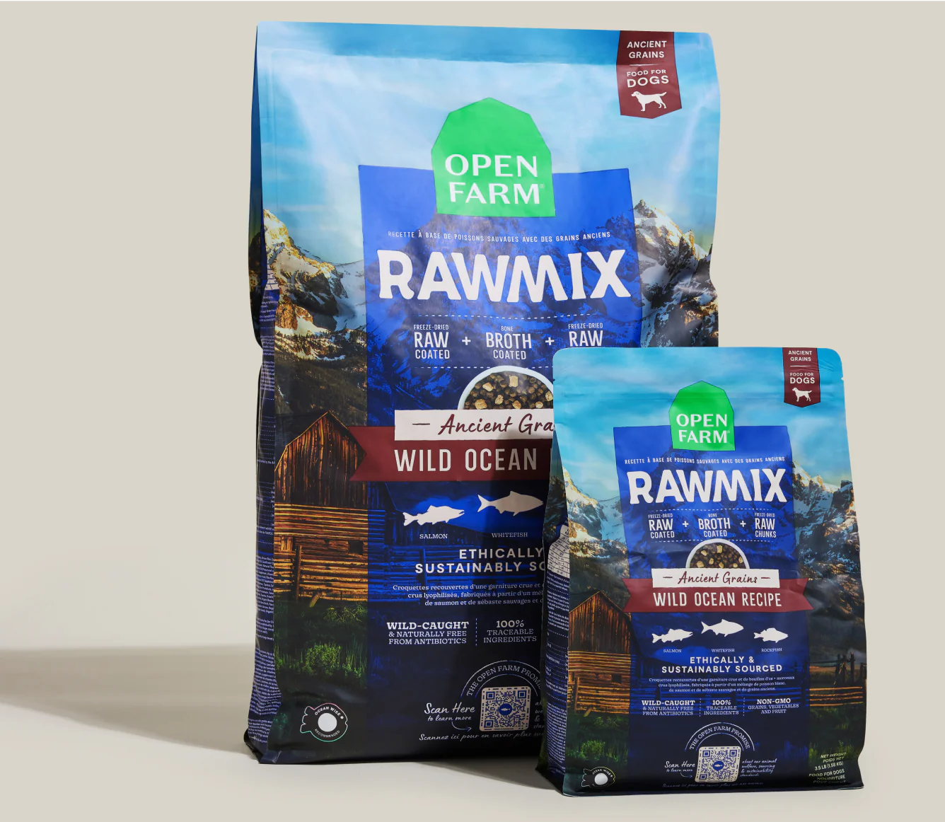 RawMix Wild Ocean Ancient Grains Dog Kibble - Image 7